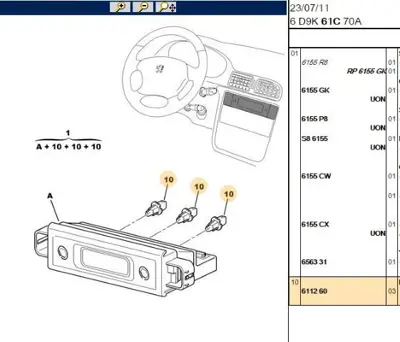 PSA 6112.60 Duylu Ampul 611260