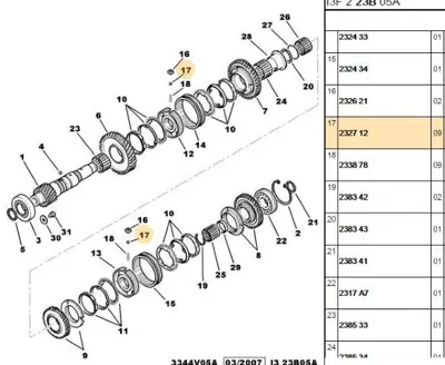 PSA 2327.12 Kilitleme Bilyası  2327.12