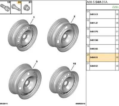 PSA 5404.01 Supap 540401 95525521