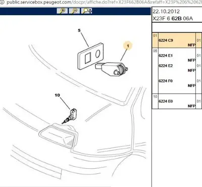 PSA 6224.C9 Far Ayar Çubuğu 6224C9