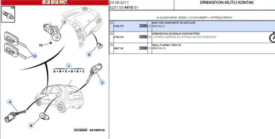PSA 4162.FP Antıvol Set C3 Iı  4162.FP