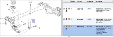 PSA 42456936 Ayna Sol Komple Elektrikli Sinysiz Cruze 42456936 95047424 95063312 96831841