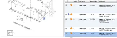 PSA 13249991 O:Izgara Dstk 104365 13249991