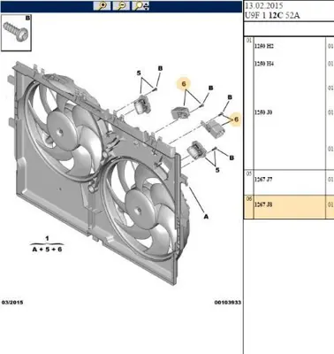 PSA 1267.J8 Fan Rezıstansı 1267.J8