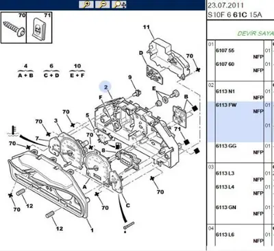 PSA 6156.28 Saat Sifirlama Dügmesi Firsat 615628 6156.28 615628 615628 