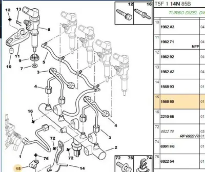 PSA 1568.80 Bağlantı Agrafı  1568.80