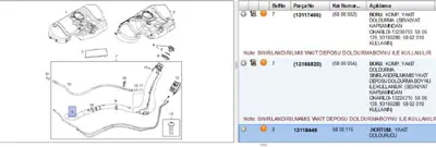 PSA 13118449 O:Yakt Boru Opel 13118449 5806115