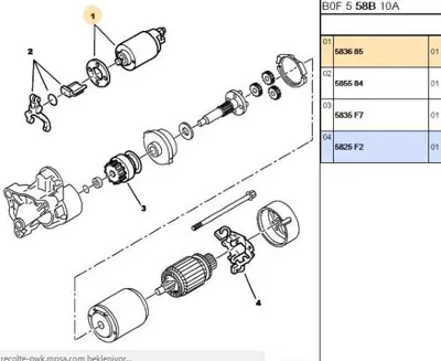 PSA 5836.85 Marş Otomatiği  5836.85