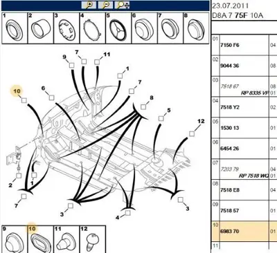 PSA 6983.70 Plastik Kapak  6983.70