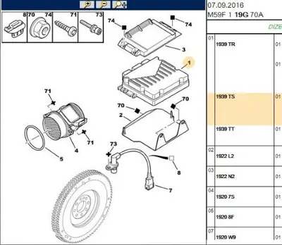 PSA 1939.TS Enjeksiyon Beyni  1939.TS