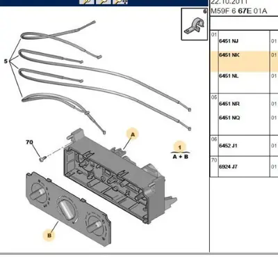 PSA 6451.NK Kalorifer Kumanda Tablası 6451.NK