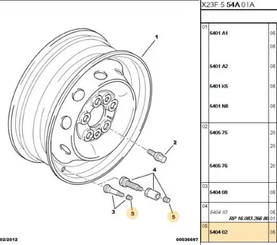 PSA 5404.02 Sibop Kapağı 540402 95525522