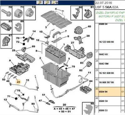 PSA 6504.94 Sigorta 650494
