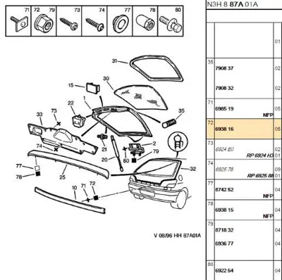 PSA 6938.16 Somun 693816