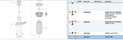 PSA 3637219 Yeni No:5033c3 3637219
