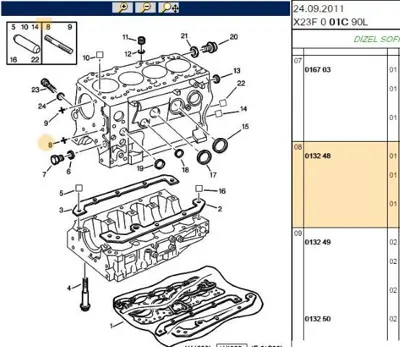 PSA 0132.48 Saplama Vida 13248 13248 13248 13248 