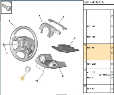 PSA 4131.X0 Plastik Kapak  4131.X0