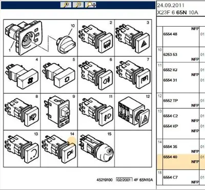 PSA 6554.40 Kontrol Dügmesi Boxer 99-Sonrasi Firsat 655440 6554.40 655440 655440 655440