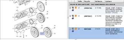 PSA 55573985 Part 55572637 55573985 616210 616278