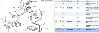 PSA 23109580 Part 1201058 1201092 12844069 23109580