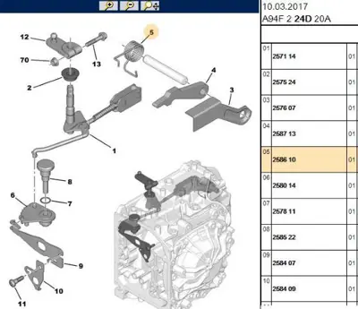 PSA 2586.10 Yay  2586.10