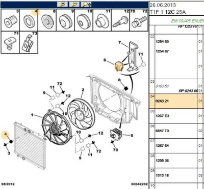 PSA 0243.21 Conta 24321