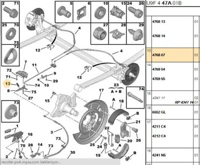 PSA 4768.07 Elfrenkumandayayı 4768.07