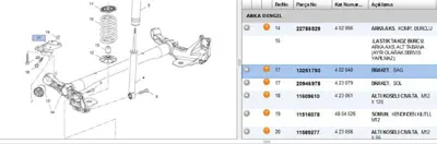 PSA 13251793 ArkaGergicub 13251793