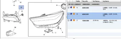 PSA 42503051 Sis Lambasis On Sol / 42503051