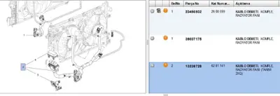 PSA 13238728 O:Fmg Kde Opel 13238728 6281141
