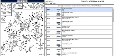 PSA 1806.20 Motor Kulagi Baglanti Ayagi Sag Es9j4 406 Firsat 180620 1806.20 180620 180620 180620