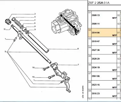 PSA 2514.06 Tapa 405 605 806 Expert I-Ii Boxer I Firsat 251406 2514.06 251406 251406 
