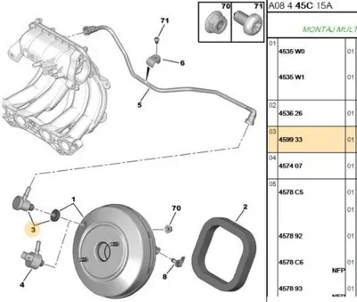 PSA 4599.33 Westinghaus Subabı 459933