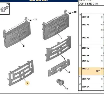 PSA 6451.SC Kalorifer Kumanda Tablası 6451.SC
