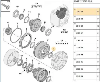 PSA 2347.68 Otom.Sanz.Pulu 2347.68