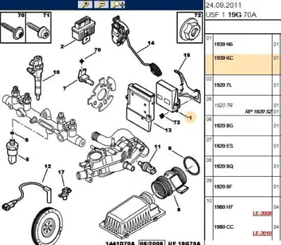 PSA 1939.KC Enjeksiyon Beyni  1939.KC