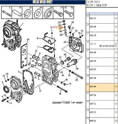 PSA 1027.09 Tahliye Piston Yayı S-280 1027.09