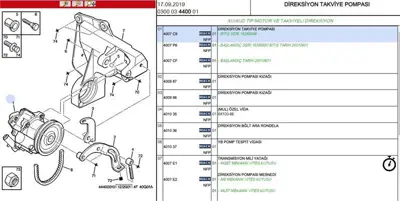 PSA 4007.C9 Hid.Direksiyon Pompa 4007C9 4007C9 4007C9 4007C9 4007C9