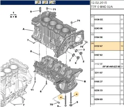 PSA 0132.67 Bağlantı Civatası 13267 3648876