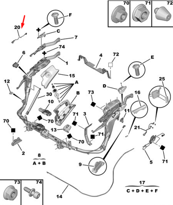 PSA 8484.N2 Hart-Dop Kontaktörü 8484N2 8484.N2 8484N2 8484N2 