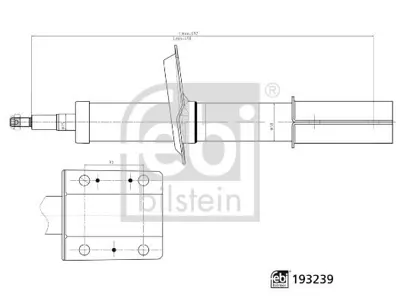 Febi Bilstein 193239 Amortısor On Boxer-Jumper-Ducato Yaglı 1307633080 40266230001 635806 1351012080 A67541G 351811070000 A051 1317926080 A3058H 129652