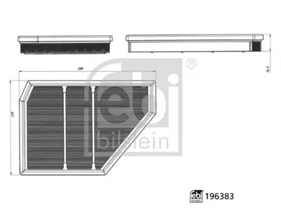 Febi Bilstein 196383 Hava Filtresi Bmw S63 S68 13718091496