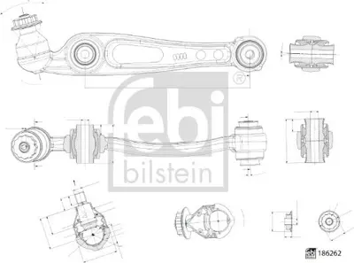Febi Bilstein 186262 Rotilli Kol On Alt Sag Landrover LR084095