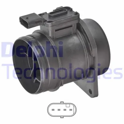 DELPHI AF10656-12B1 Hava Kutle Olcer Vw Audi Seat Skoda 04L906461B