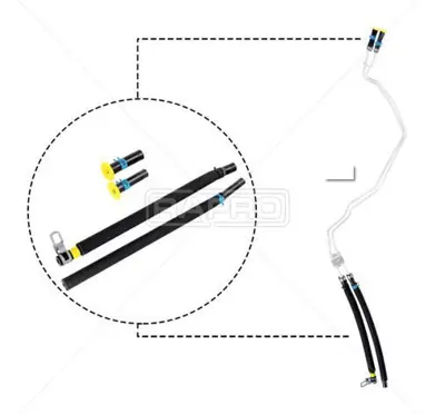 RAPRO 16351 Sensor Hortumu 4 Hortum Kit Ford Focus Ii 1.4-1.6-1.6 Ti-1.6 Tdci-2.0 Tdci 04-12 3M5A5H241AA 3M5A5H241AA