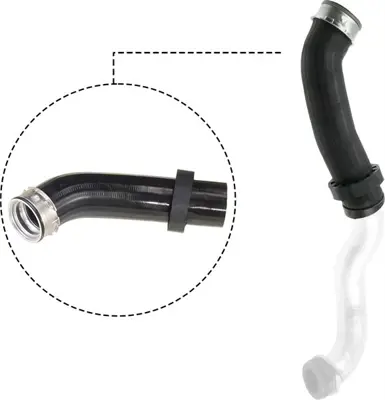 RAPRO 19181 Turbo Intercooler Hortumu Bmw E46 320 D  11617786865