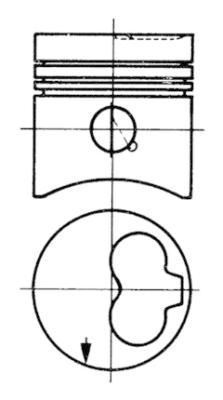 FEDERAL MOGUL 87-72189 050 Pıston+segman 068107065BC