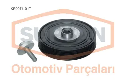 SUPSAN KP0071-01T Krank Kasnagi+civata 02> Laguna.Ii.Iii-Megane.Ii 2.0 16v *F4r* 700995 103789 8200619927 130081710 10656 V460814 FI21910 8200451073 80005190 157458