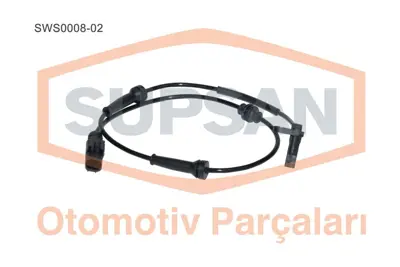 SUPSAN SWS0008-02 Abs Sensoru On 07> Linea-Fiorino 1.3mjt-1.4-1.6mjt 51763164 A0004209420 94461236501 281698151 94461236502 446553040 95561236532 14209920 8J0615437 95561236530