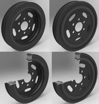 KENTPAR 152K24501 Krank Kasnağı 13> Range Rover.Sport-Dıscovery 3.0 -306dt- LR067312 JDE37423
